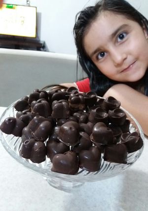 عکسی از دستور شکلات مغزدار