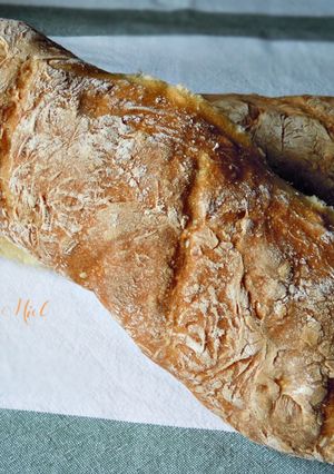 Una foto de Pan sencillo sin amasar