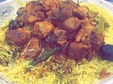 أرز باللحم المحمر