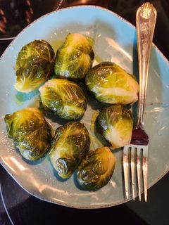 A picture of Steamed Brussel Sprouts.