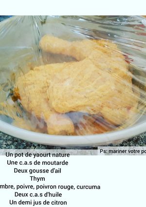 Une photo de Poulet mariné
