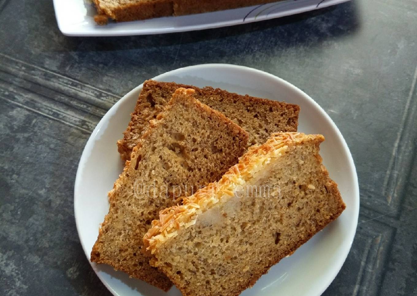Banana Bread Kaya Rempah (no mixer)