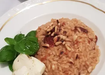 Resep Terbaik Nasi risotto dengan keju mozzarella Sedap