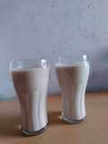 Licuado de banana y peras maduritas