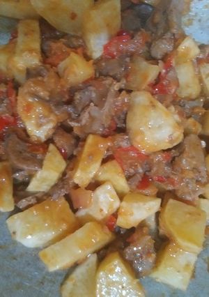 Foto resep Sambal goreng kentang hati ayam