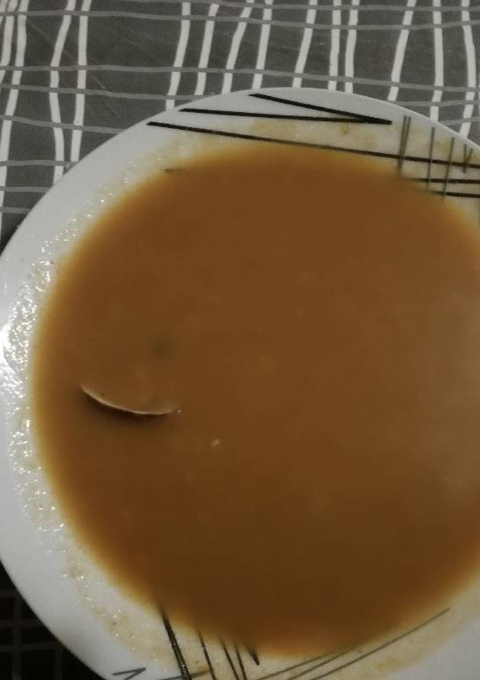 Una foto de Sopa de pescado buenísima y sin complicaciones