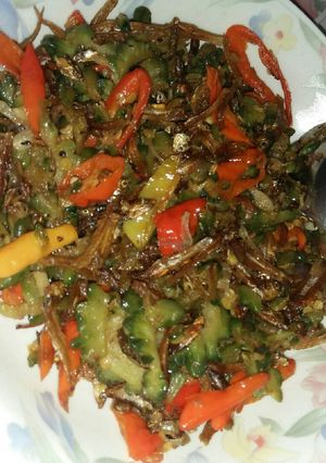 Foto resep Tumis pedas pare teri