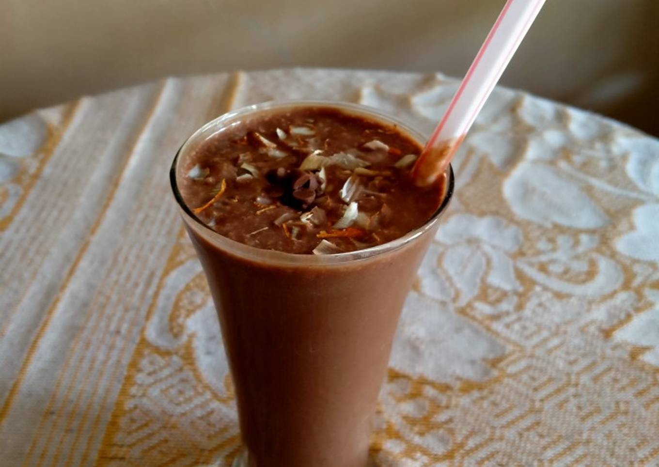 Chikoo Choclate Banana Smoothie
