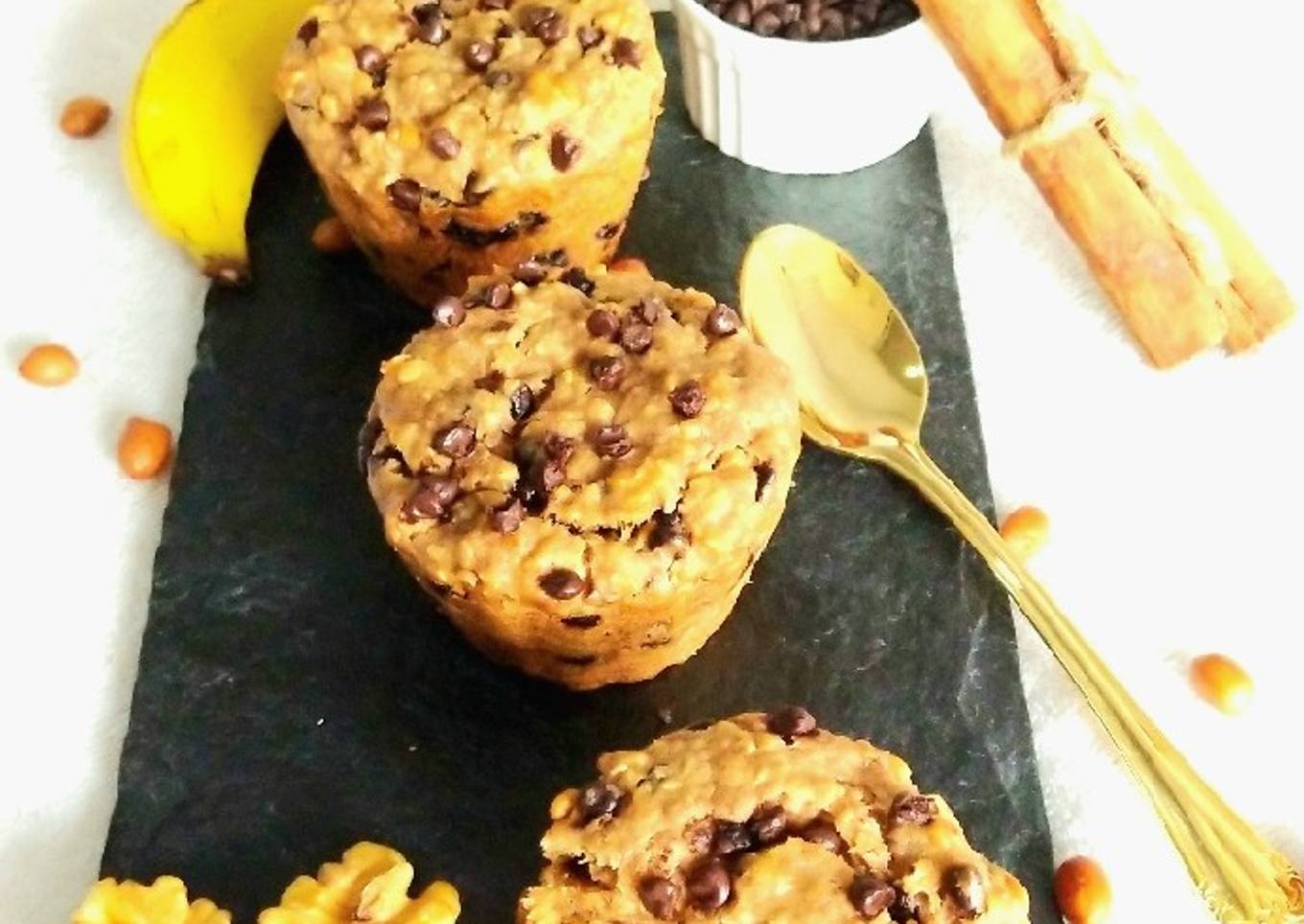 Oats Banana Muffins