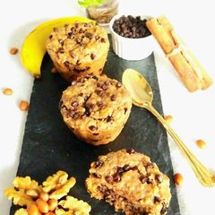 Oats Banana Muffins A picture of Oats Banana Muffins.