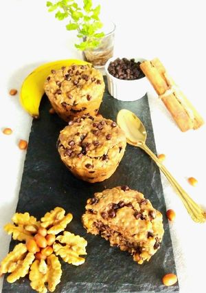 A picture of Oats Banana Muffins.
