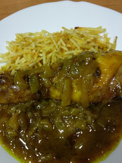 Una foto de Pollo al Curry