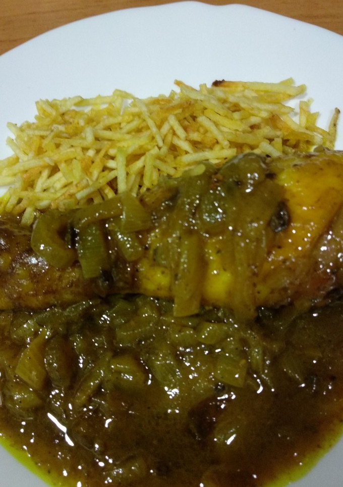 Una foto de Pollo al Curry