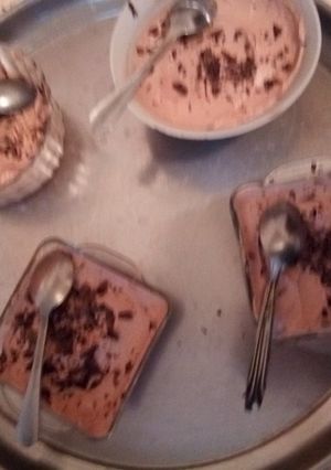 صورة لوصفة موس الشكولا بالشانتيي