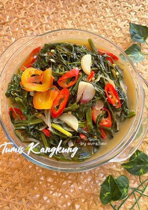 Foto resep Tumis Kangkung Kuah Kental Simple