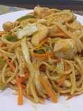 Desi style spaghetti