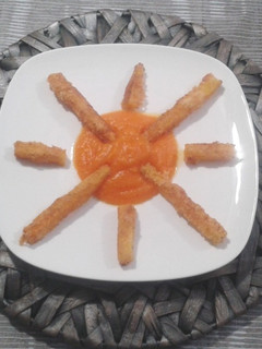 Una foto de Aperitivos de calabaza y queso parmesano