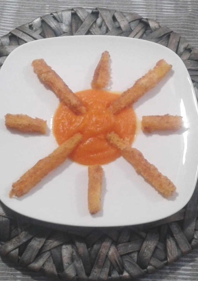 Una foto de Aperitivos de calabaza y queso parmesano