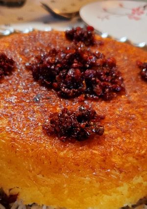 عکسی از دستور ته چین مرغ و بادمجان