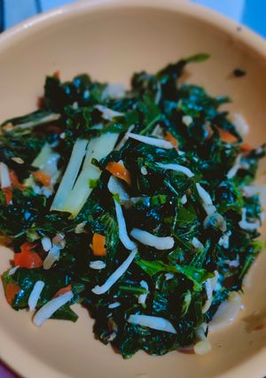 Foto resep Tumis Daun Singkong