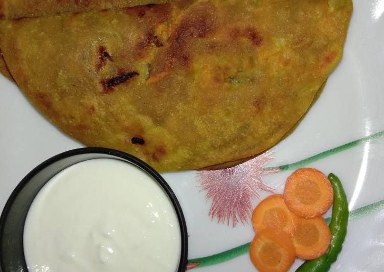 Steps to Prepare Perfect Carrot paratha