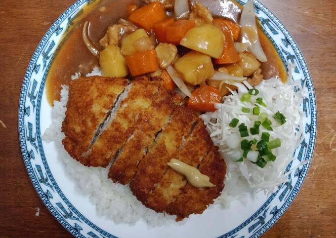 Cách Làm Món Karei & Tonkatsu (Cơm Cà Ri Nhật & Thịt Heo Chiên Xù) Của  Diepngocnguyen - Cookpad