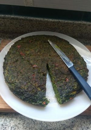 Una foto de Tortilla de espinaca
