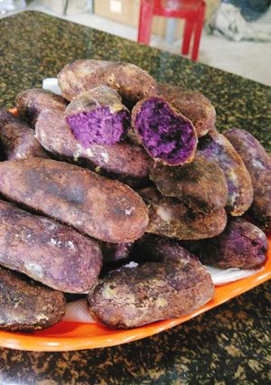 Hình của món Khoai lang kén.