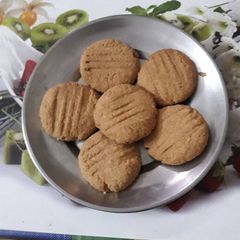 Oats ginger cookies A picture of Oats ginger cookies.