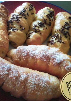 Foto resep Roti Isi Pisang Keju