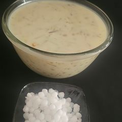 A picture of Lauki sago kheer.