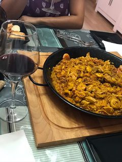 Una foto de Paella de mi suegra