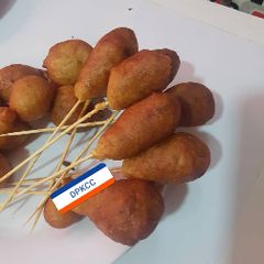 A picture of Sausage puff puff.