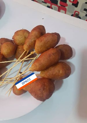 A picture of Sausage puff puff.