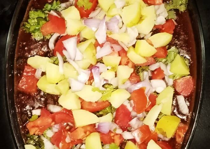 Simple Way to Prepare Favorite CHANA CHAT (Chola ki chat)