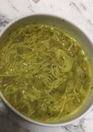 صورة لوصفة شوربة الكوسا