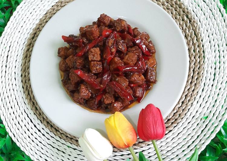 Cara Gampang meracik Tempe Bumbu Kecap, Lezat
