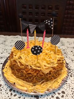 Foto resep Cake Mie Goreng (Simple)