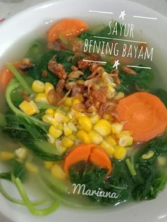 Foto resep Sayur bening bayam