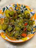 Olive schiacciate