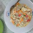 Oseng bakso sayur dan telur (untuk si kecil bisa)
