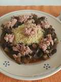 Cous cous con melanzane e tonno