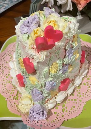 A picture of Love Cake - Valentine's Day.