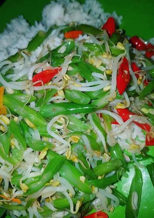 Foto resep Tumis buncis dan kecambah enak  sederhana