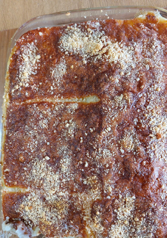 Una foto de Pastel de cochayuyo
