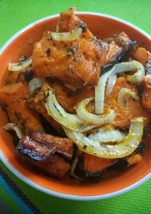 Una foto de Zapallo al horno fácil y sabroso