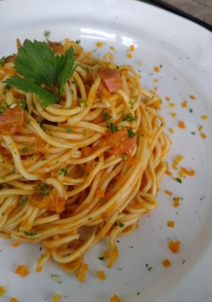 Foto resep Spagheti Saus wortel