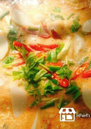 รูปของ ก๋วยจั๊บญวน ต้มยำไก่ยอไข่ข้น
