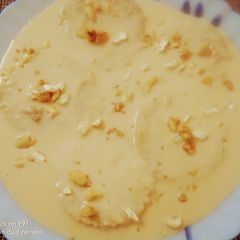 A picture of Bread Rasmalai.