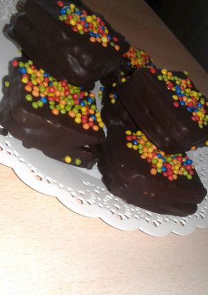 Una foto de Alfajores de arroz súper fáciles
